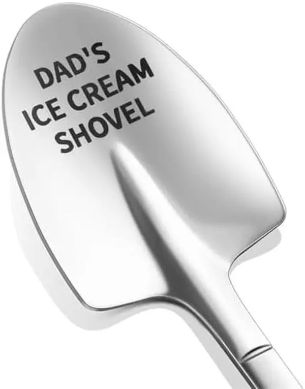 Stainless Steel Ice Cream Shovel - Dad's Gift for Father's Day, Christmas, or Any Occasion - Silver, 1 Count