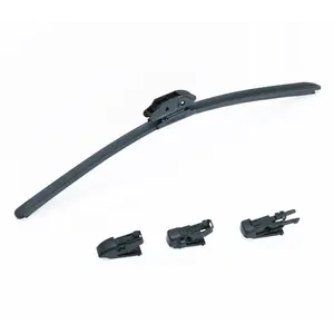VEVOR 20 Rubber Wiper Blades, 51 cm Universal Replacement Wind Shield Wiper, Low Noise Better Fit, with 4 Different Clips for most Car, Easy Installation