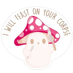 I Will Feast Sticker