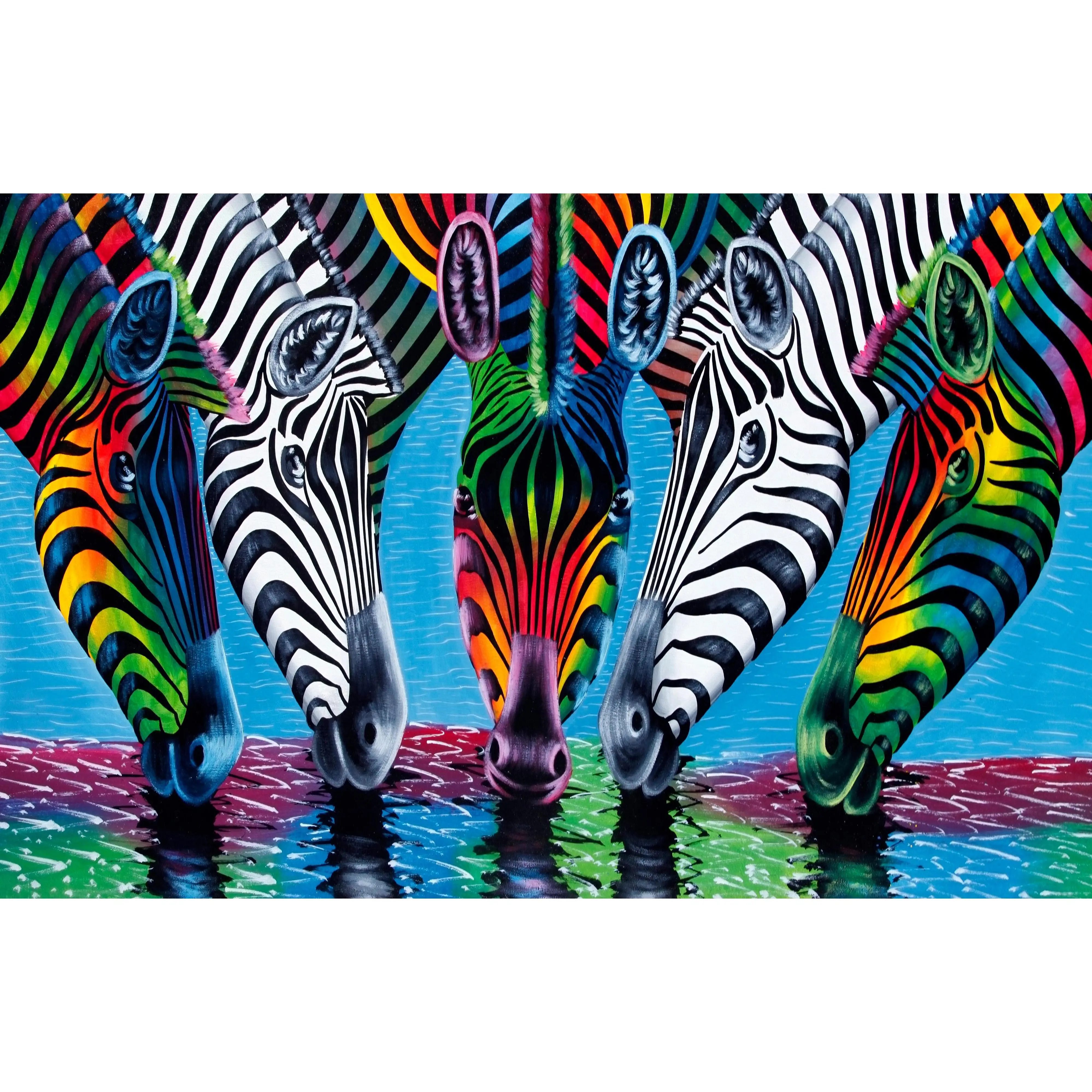 Zanzibar Zebras (669 Piece Wooden Jigsaw Puzzles for Adults)