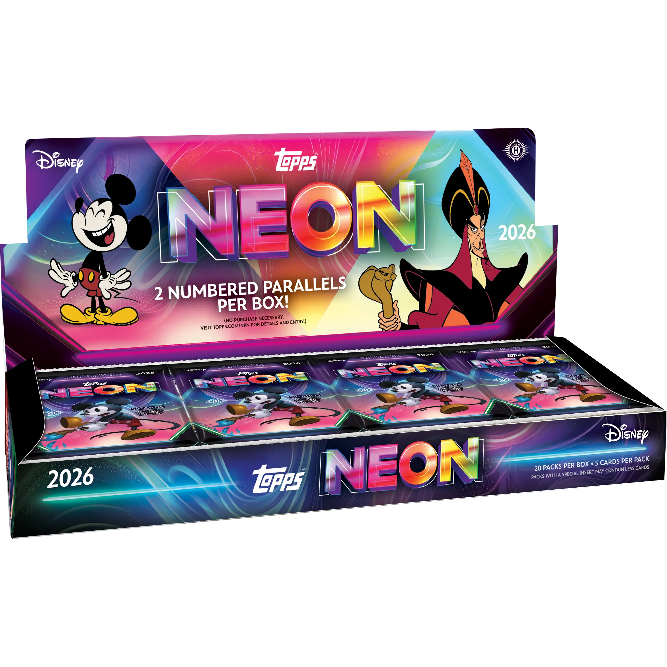 2026 Topps Disney Neon Hobby Box