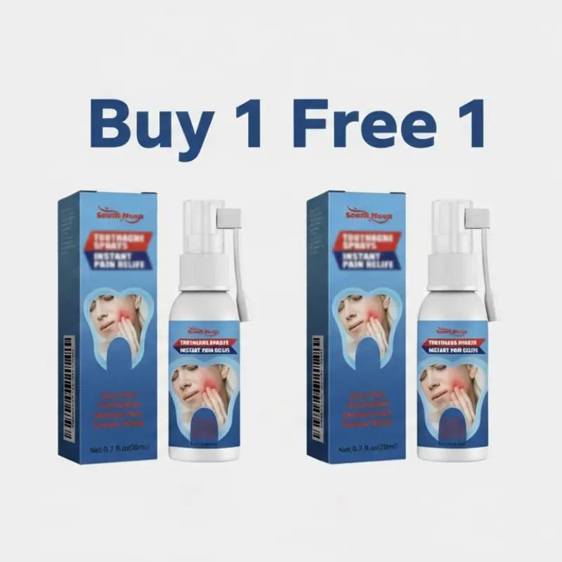 【Buy 1 Free 1】Oral Care Spray 2 – Prevent Tooth Sensitivity, Soothe Swollen & Inflamed Gums, Fight Tooth Decay, Repair Enamel, Freshen Breath, Gentle Daily Oral Care for Healthy Teeth