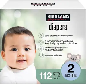 Kirkland Signature Diaper, Size 2 (112 Count)