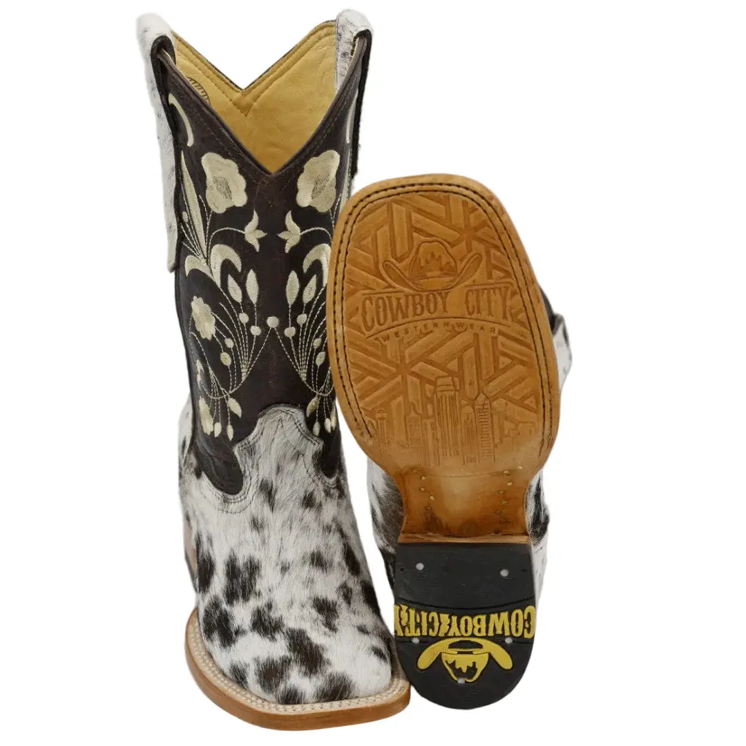Genuine Hair-On Cowhide Handmade Western Women's Boots — Every Pair Unique