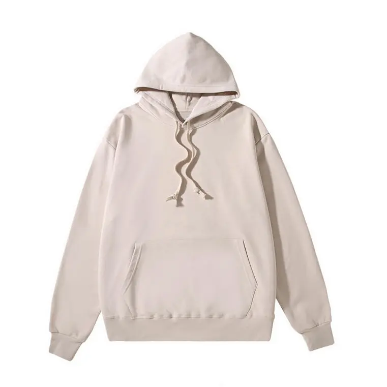 380g looped hood   Cream Grey