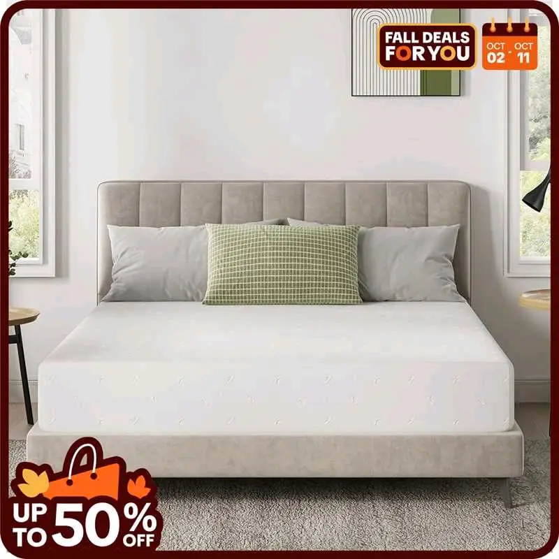 Ultimate Comfort Memory Foam Mattress in a Box 5/6/8/10/12/14 inch Gel Foam Twin Full Queen King Size for Cooling Comfort & Pressure Relief