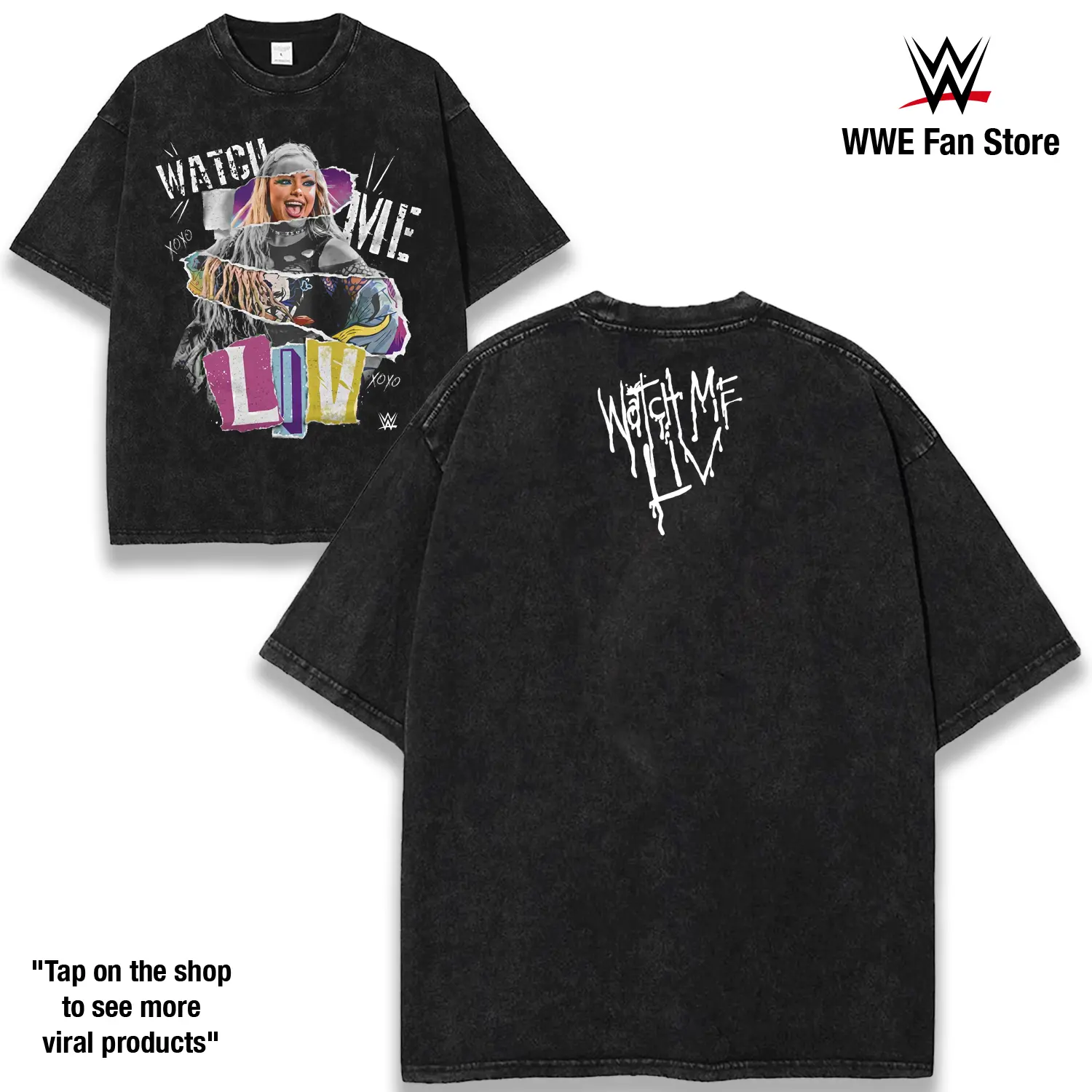 Liv Morgan Sitting on Her Throne WWE T-Shirt Liv Morgan Women’s World Champion Crown Jewel Champion Money in the Bank Winner Royal Rumble Champion Tag Team Champion Fearless WWE Superstar Graphic Tee Vintage Washed Shirt Gift