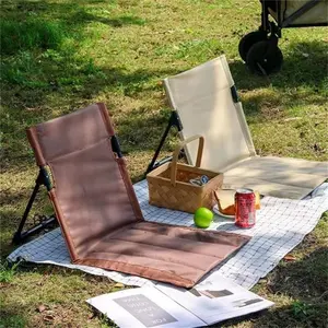 Foldable Camping Chair, Lightweight Comfortable Camping Chair, Portable Single Person Lazy Chair, Outdoor Chair for Park, Beach, Camping, Hiking, Picnic Chair, Outdoor Lawn Chair, Camping Folding Chair