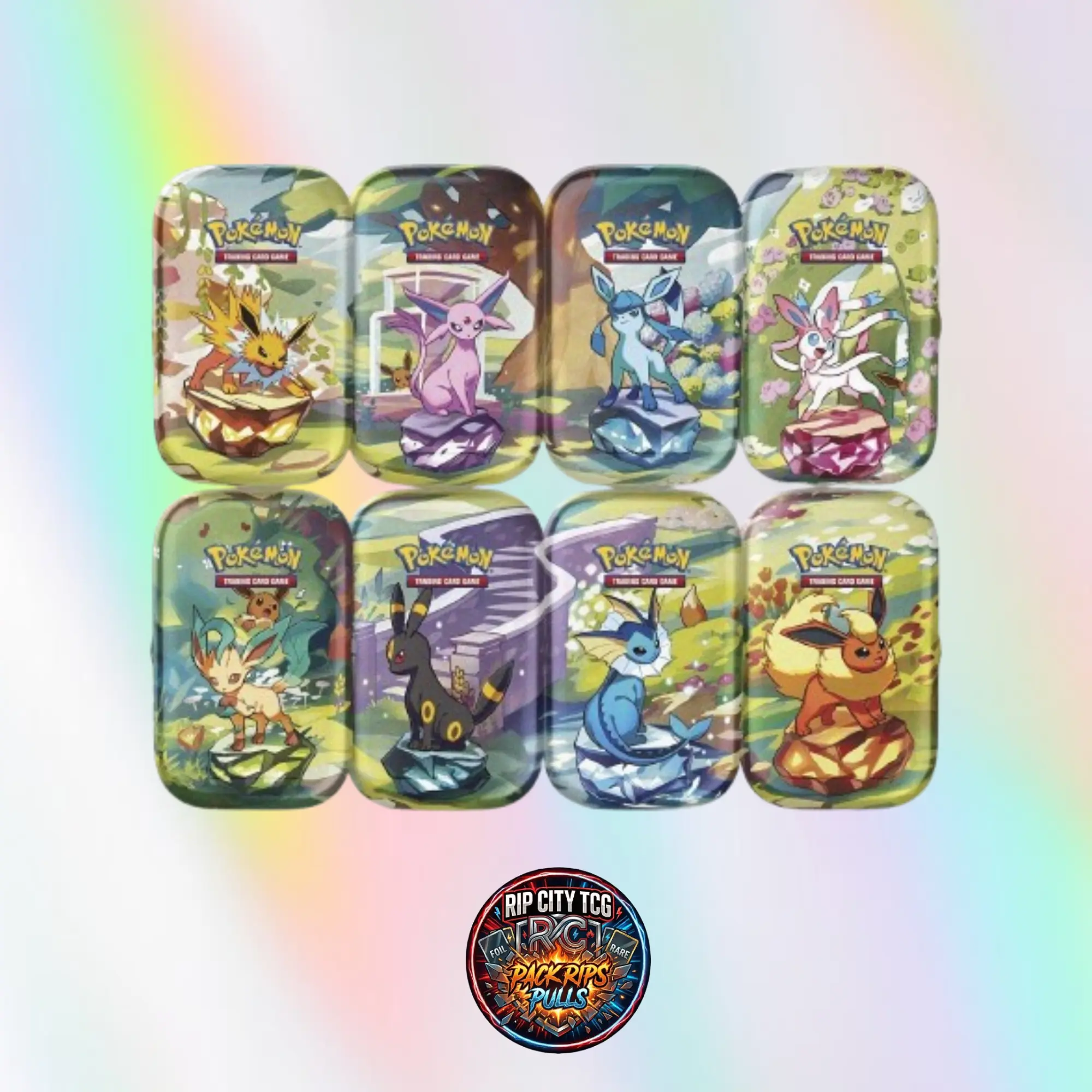 Pokemon TCG Prismatic Evolutions Mini Tin (x1) RANDOM