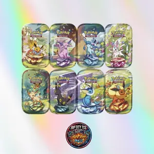 Pokemon TCG Prismatic Evolutions Mini Tin (x1) RANDOM