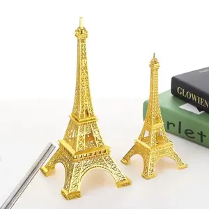 Paris Eiffel Tower Metal Crafts Home Decoration Accessories Figurine Statue Model Souvenir Home Interior Design