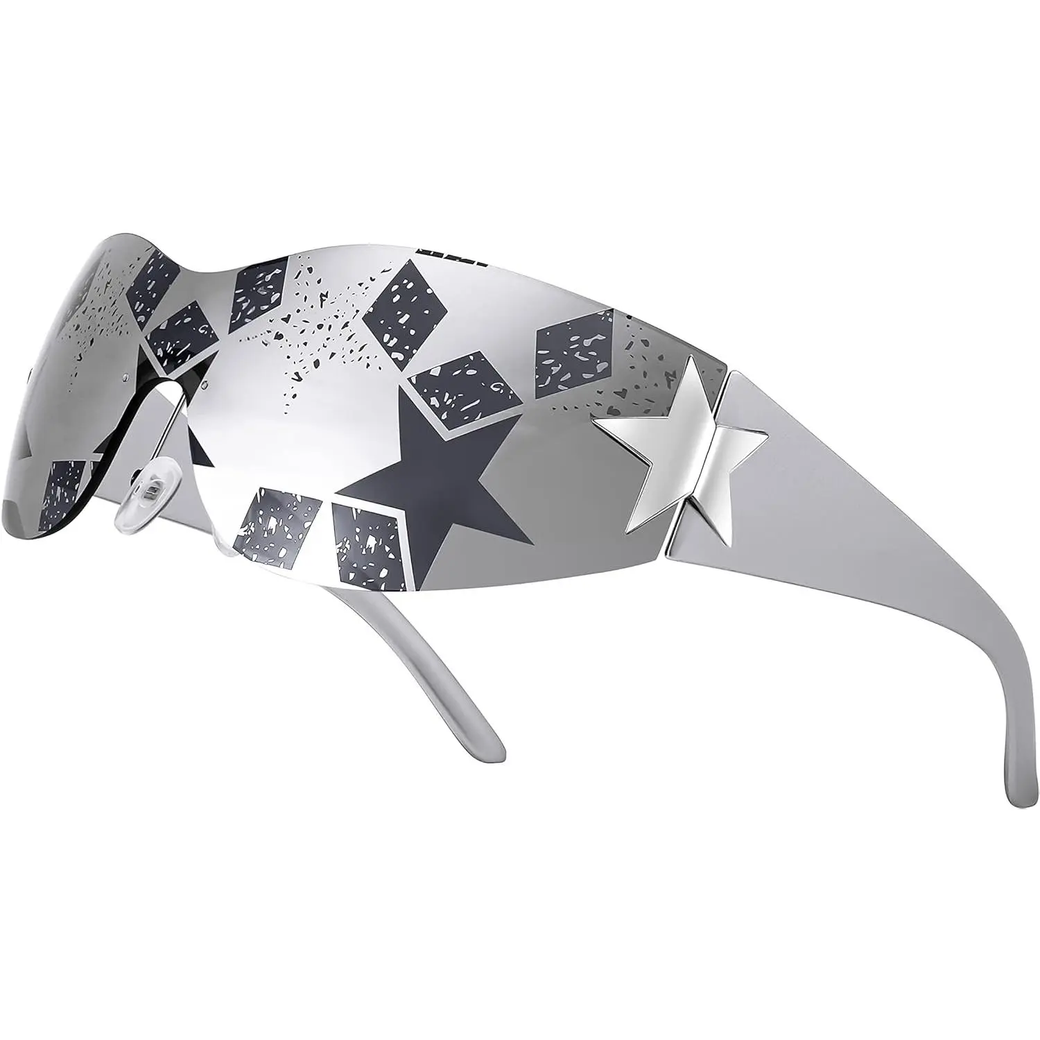 Mirrored Silver Star