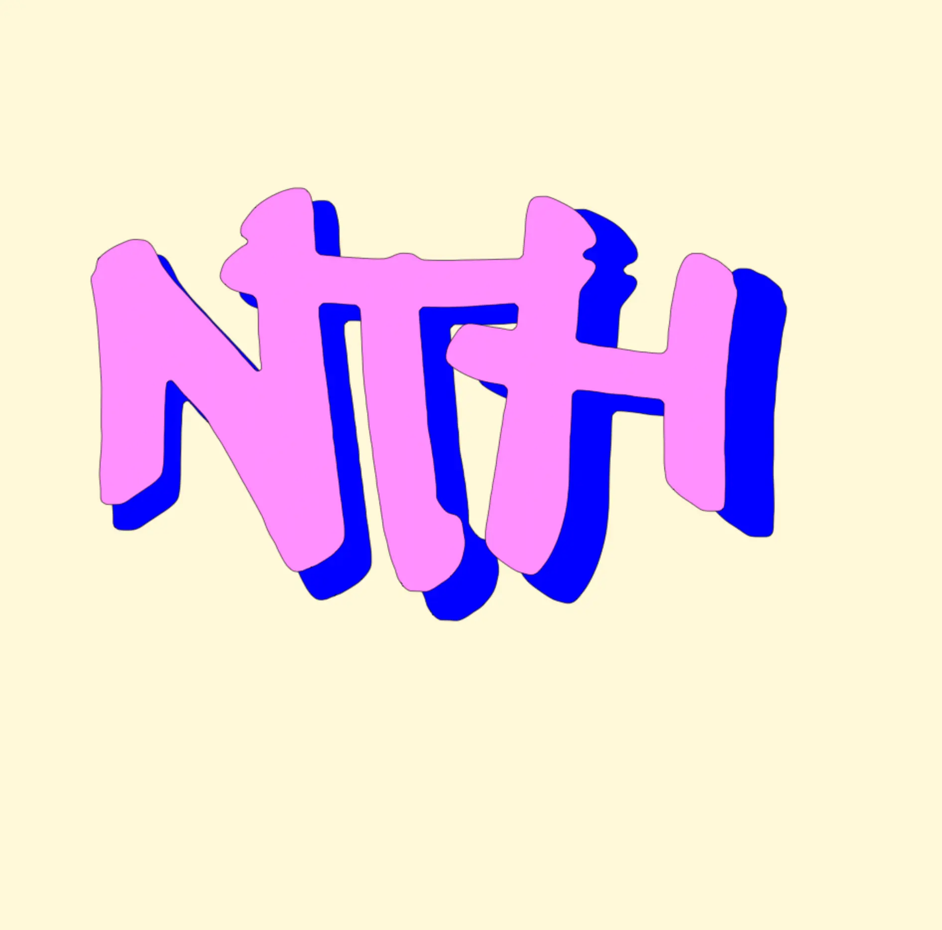 No Talk Heavy "NTH" Hand-Made Made-to-Order Decorative 2-Color Smooth Custom Color Pair Car Sticker, Permanent Vinyl Exterior Automotive Accessory, Car Stickers for Trucks, All Sales Are Final