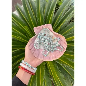 Larimar Crystal Chip Bracelet