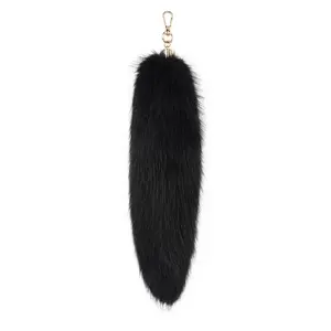 Fluffy Fox Tail Keychain, Furry Bag Charm, Perfect for Cosplay & Daily Use, Unique Accessory for Fans and Collectors
