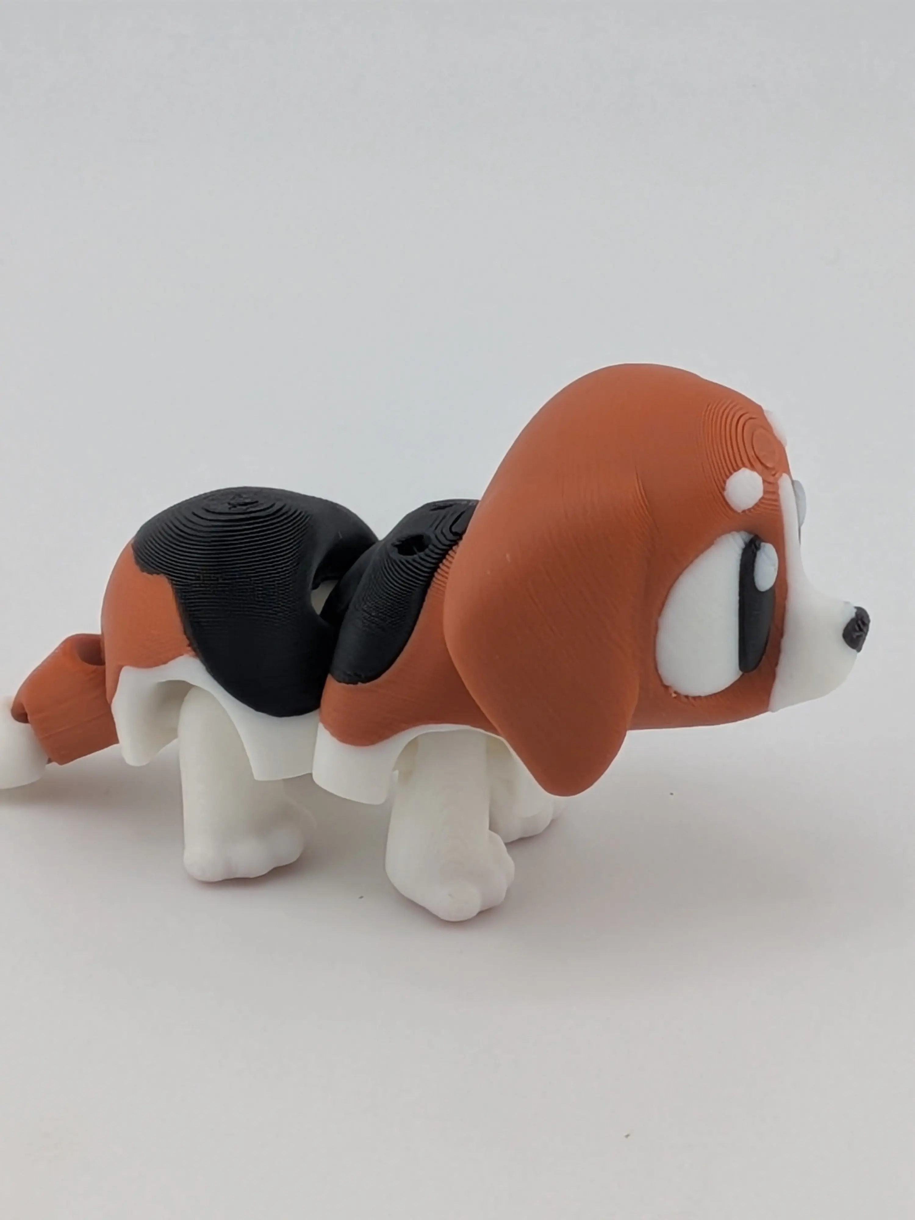 🐶🐾 Mini Beagle Flexi Dog! 🦴 Articulated Puppy Fidget & Desk Pet ✨🐕