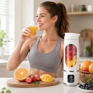 Outdoor wireless charging juicer, all-in-one kitchen appliance, juice cup, portable small multifunctional large-capacity fruit juicer