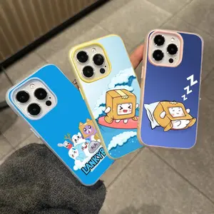 Lankybox Cute Phone Case For iPhone 17 16 15 14 13 Pro Max Plus Mini Luxury Jelly Material Case Fashion Durable Crystal Clear Stylish Shockproof Scratch-Resistant Perfect Fit