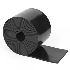 Solid Rubber Sheets Strips, 3 Wide x 1/8" Thick x 120 Long Neoprene Rubber Rolls  for DIY Gasket Material, Sealing, Liner, Shield, Padding, Mat for Weather Stripping, No Adhesive