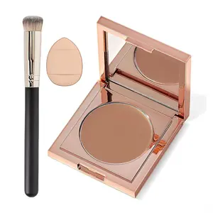 Colored Clay CC Undereye Corrector with Brush - Color Corrector for Dark Circles, Hydrating Under Eye Concealer to Brighten & Conceal for Women & Men(#02 Medium-Tan Peach) : Beauty & Personal Care