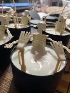 Spooky Bloody Spa Skeleton Candle!
