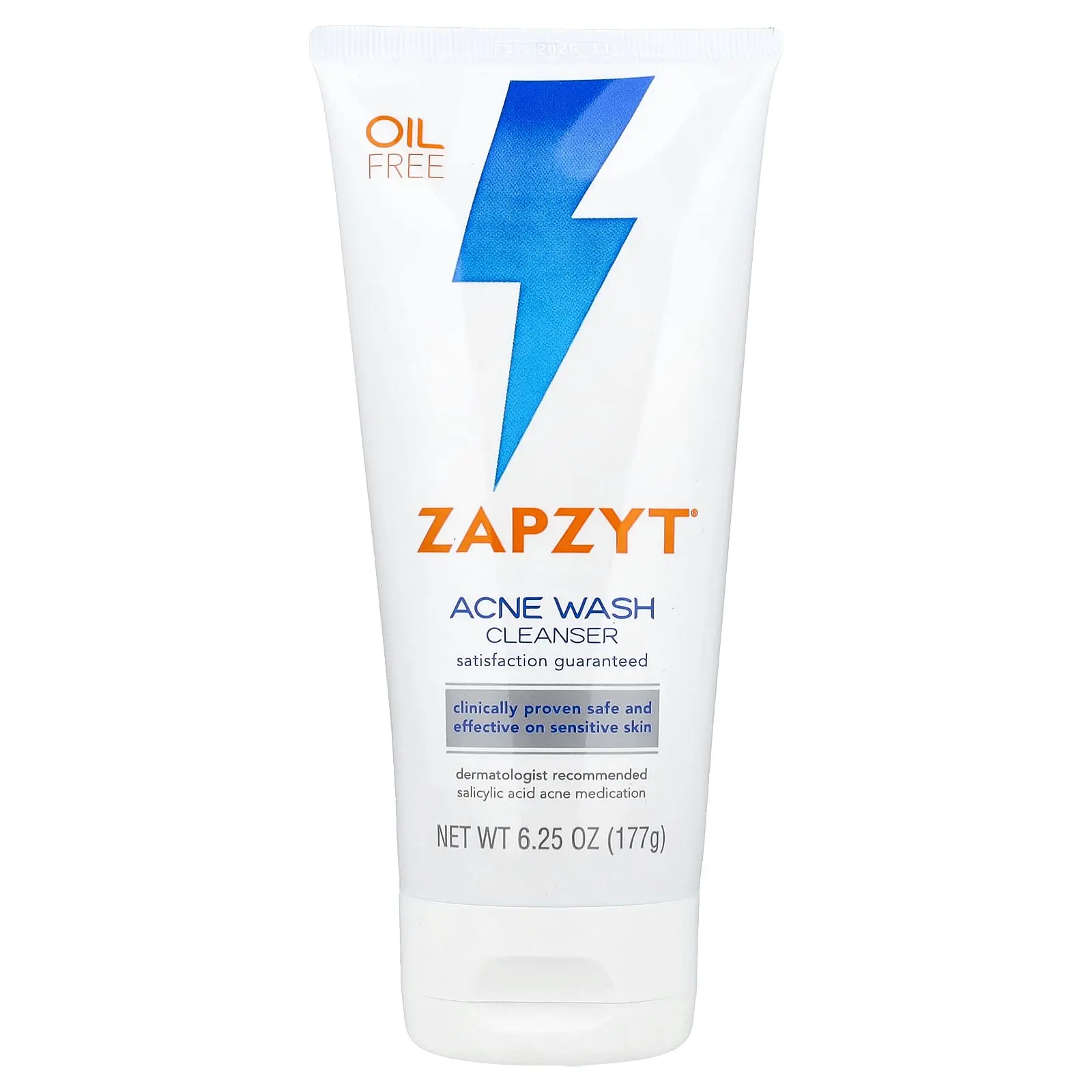 Zapzyt Acne Wash Cleanser, 6.25 oz (177 g) | HSA/FSA Eligible