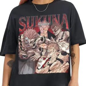 Limited Ryomen Sukuna TShirt, Vintage Retro Anime Shirt, Anime Manga Shirt Gift For Otaku Unisex TShirt