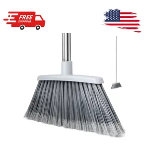 Brooms for Sweeping Indoor, Adjustable 55" Pet Hair Removal (Pack of 1)