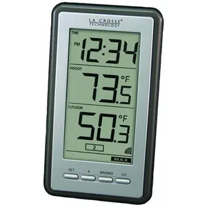 212 MAIN Wireless Thermometer, Wall Mount Design, Dual Temp Monitoring, Min-Max Temperature Tracking for Home Improvement, Pool & Hot Tub Use, Min-Max Track, Pool & Spa
