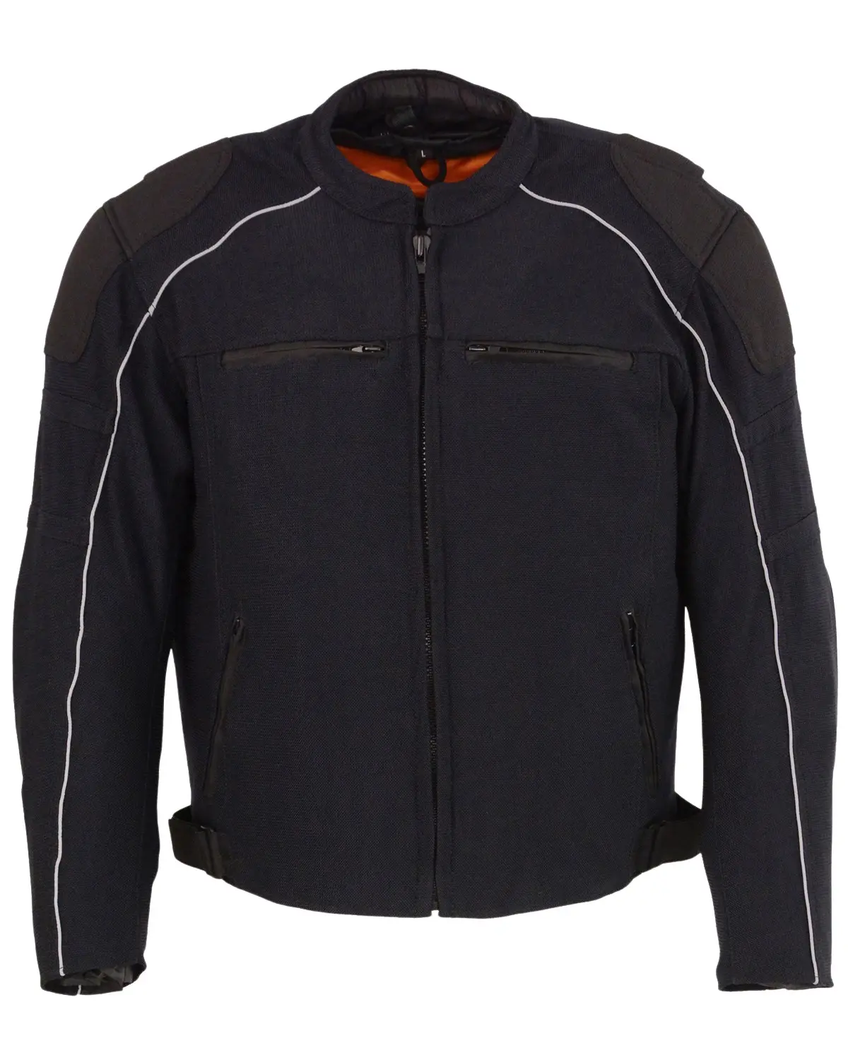 Milwaukee Leather Men's Men'S Mesh Racing Jacket With Removable Rain Liner - Grn