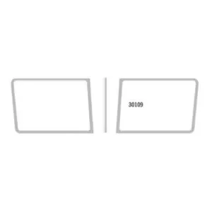 RoadWorks – 3-Piece Thin Windshield Trim for Peterbilt