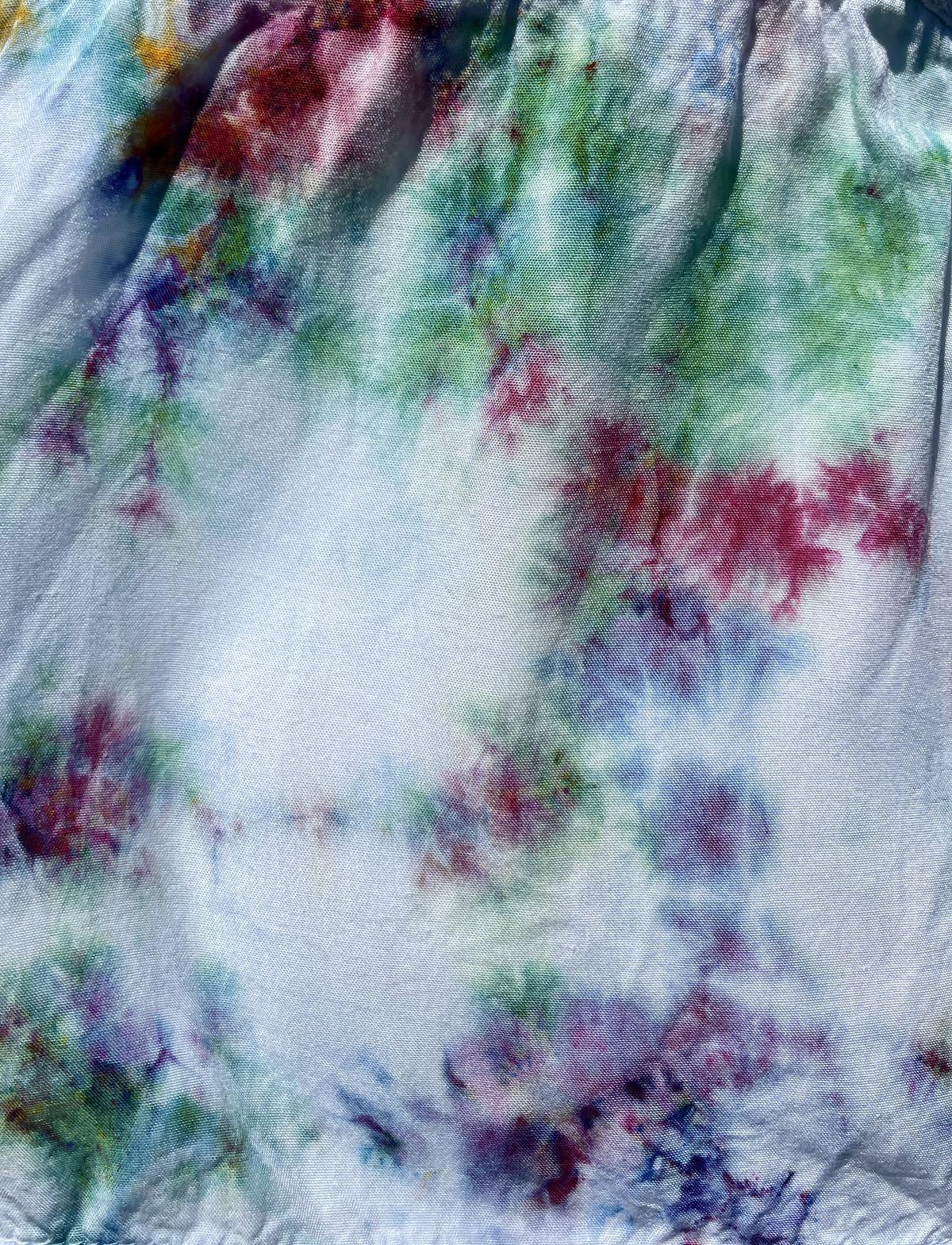 Sour Patch Kid • Ice Dyed Babydoll Tank •  Denim ShortsSunDial Designs