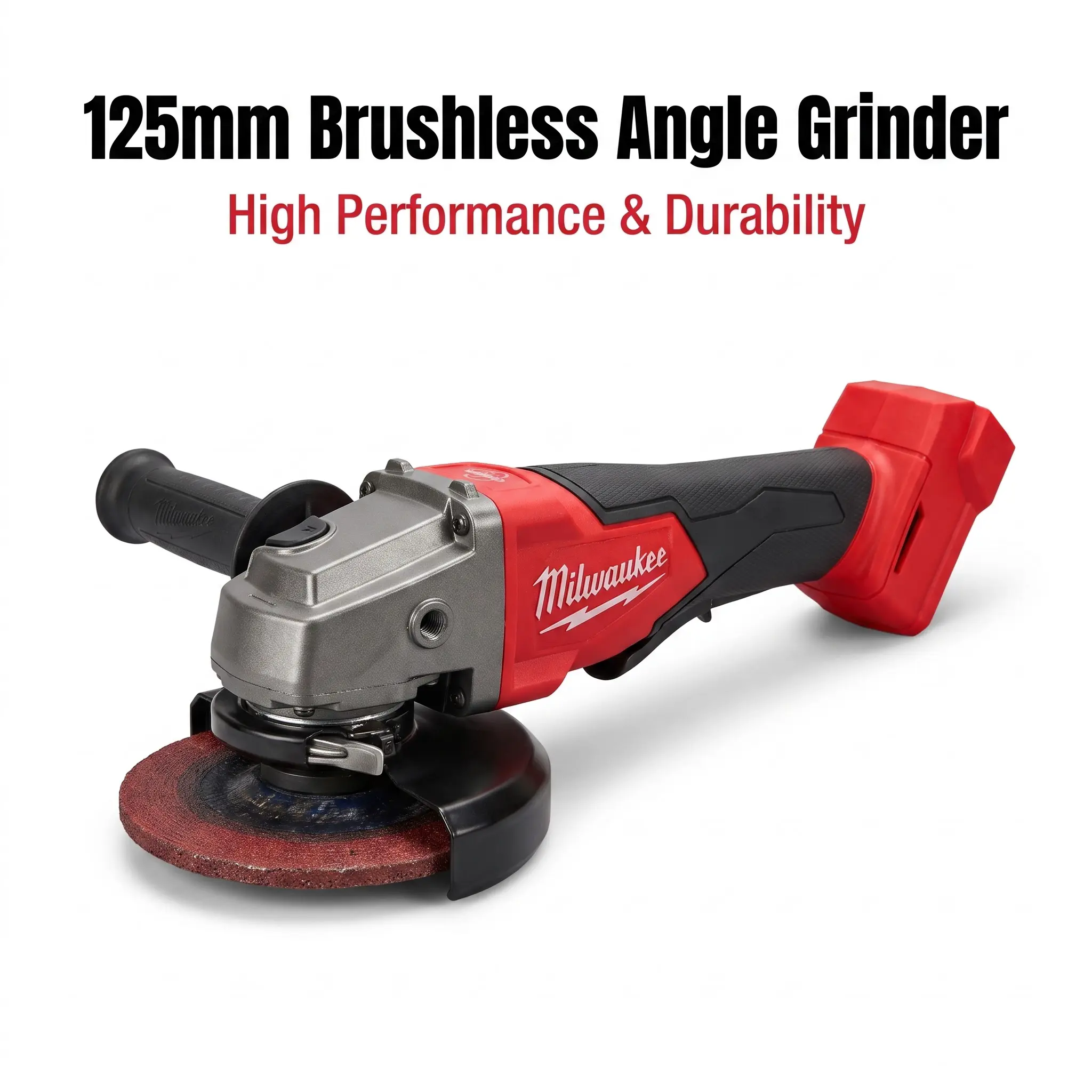 Milwaukee 125Mm Brushless Angle Grinder Cordless Cutting Tool For Metal Construction Grinding M14 Spindle 8500 Rpm