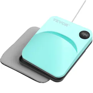 VEVOR Heat Press Machine,10x12inches Portable Shirt Printing Multifunctional Sublimation Transfer Heat Press Machine PTFE Coated, Easy Iron-on Press for T-shirts/Bags/Pillows/HTV Vinyl Projects