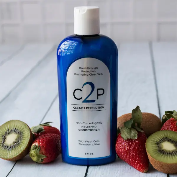 Clear 2 Perfection’s Non-Comedogenic Conditioner for Acne-Prone Skin & Bacne Acne Cleansing