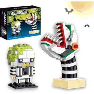 Horror Figure Toy Building Set Compatible with Lego Christmas for adutls,Halloween Toy for Boys and Girls 12 Years up 396 pcs