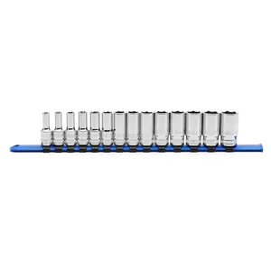 CASOMAN 14PCS 3/8" Drive 6 Pt. Mid-Length Socket Set, Metric, 6, 7, 8, 9, 10, 11, 12, 13, 14, 15, 16, 17, 18, 19 mm, Mirror Chrome Finish Wrench Hand Tools,  17, 18, 19 mm, Mirror Chrome Finish Wrench Hand Tools,  #TikTokShopfalldealsfor