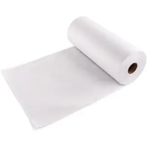 Light Weight White Iron-On Non-Woven Fusible Interfacing Lightweight Non-Woven Interfacing Iron On Single-Sided Interfacing for Supplies 12 Inch x 50 Yard