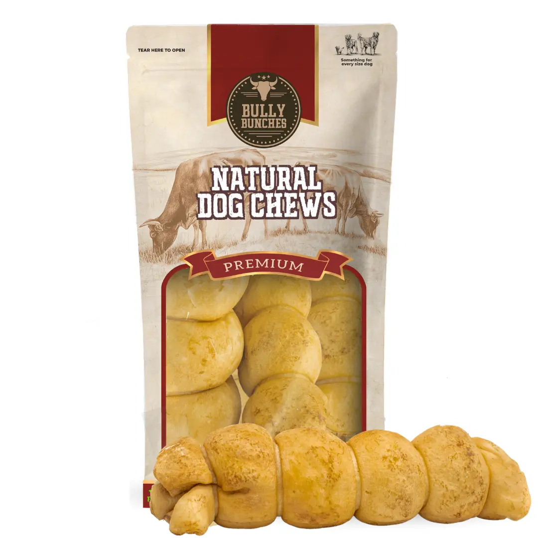 10-12 Inch Peanut Butter Cheek Roll Limited Ingredient, Natural Chews for Dogs