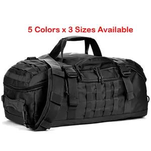 3 In 1 Tactical Military Backpack Travel Duffle Bag for Weekender Gym Workout Deployment