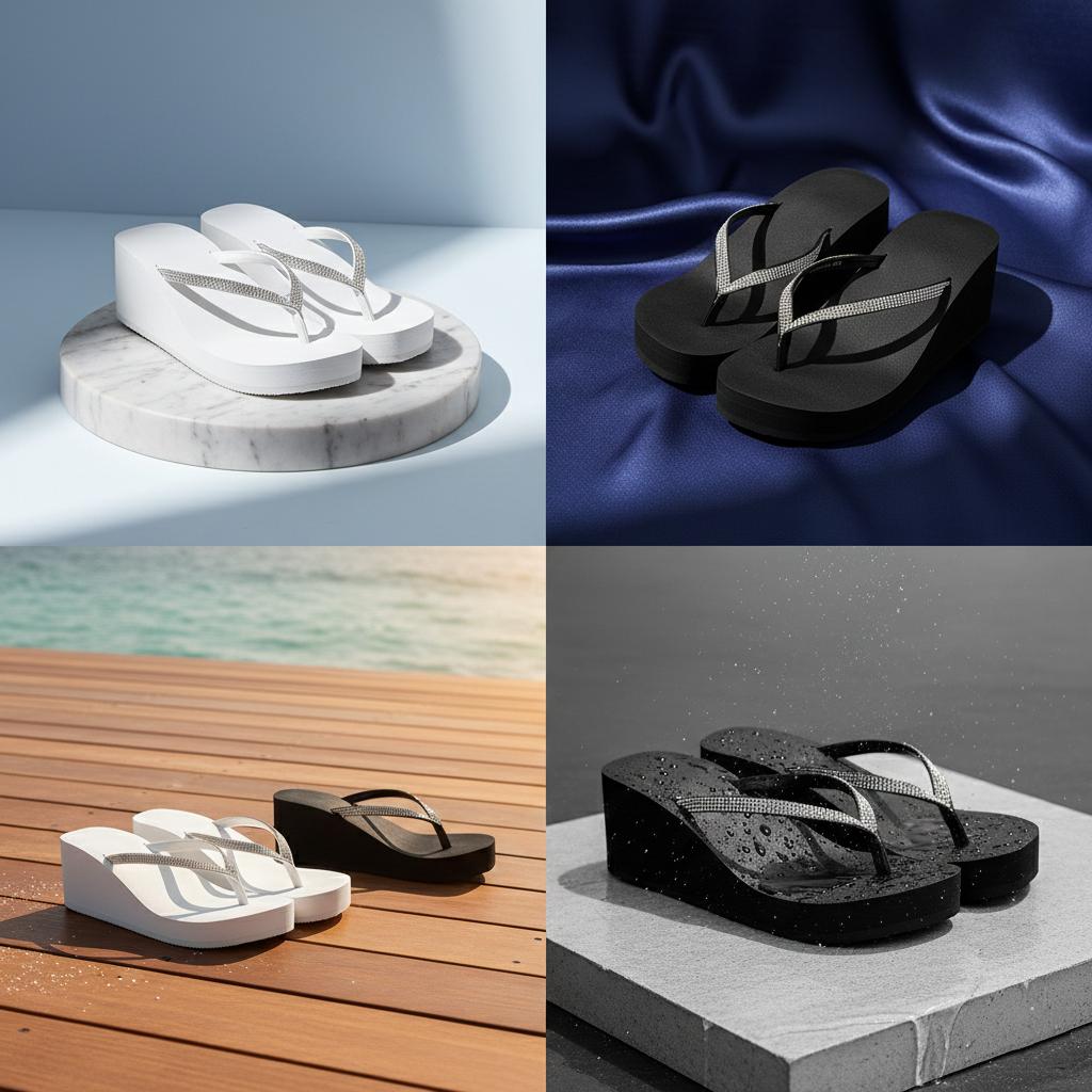 rosyclo Women’s Wedge Flip Flops with Sparkling Rhinestones | Platform Summer Beach Sandals | High Heel Thong Sandals for Party & Vacation | Comfortable Non-slip Platform Slides rosyclo Women’s Wedge Flip Flops with Sparkling Rhinestones | Platform Summer Beach Sandals | High Heel Thong Sandals for Party & Vacation | Comfortable Non-slip Platform Slides