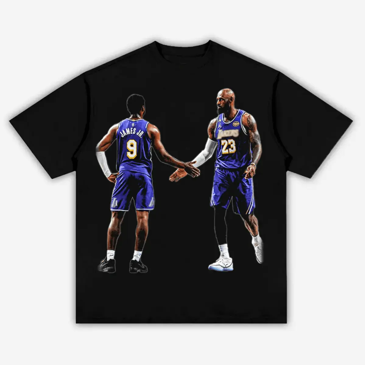 Lebron & Bronny Bloodline Los Angeles Basketball Adult And T-Shirt Sweatshirt Lebron James Shirt Graphic T-Shirt Daily Cotton Hoodie Sweatshirt for Men & Women
