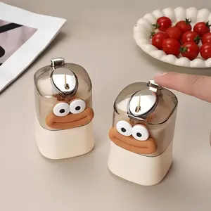 Whimsical Sausage Mouth Toothpick Holder, Unique Creamy Design for Elegant Home Decor, Perfect for Dining Experience, Sausage Mouth Toothpick Box