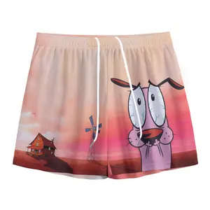 Courage The Cowardly Dog Mesh Shorts