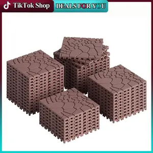 44 PCS Interlocking Deck Tiles for Outdoor Patio Flooring - 12"x12", Waterproof, All Weather, Slip-Resistant, Easy to Clean for Indoor, Outdoor, Balcony, Backyard, Porch, Poolside