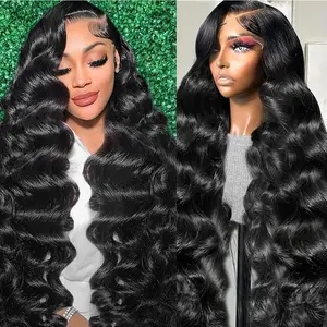 Body Wave 13x6 HD Lace Front Human Hair Wigs Pre Plucked with Baby Hair for Women Medium Cap Size 22.5inch US Warehouse Shipping