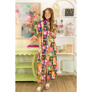 Petal Pop Midi Dress