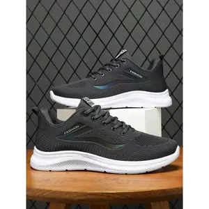 Men's lightweight breathable running shoes, comfortable shock-absorbing sports shoes, fashionable anti slip sports shoes, casual running shoesRAIMENTRY