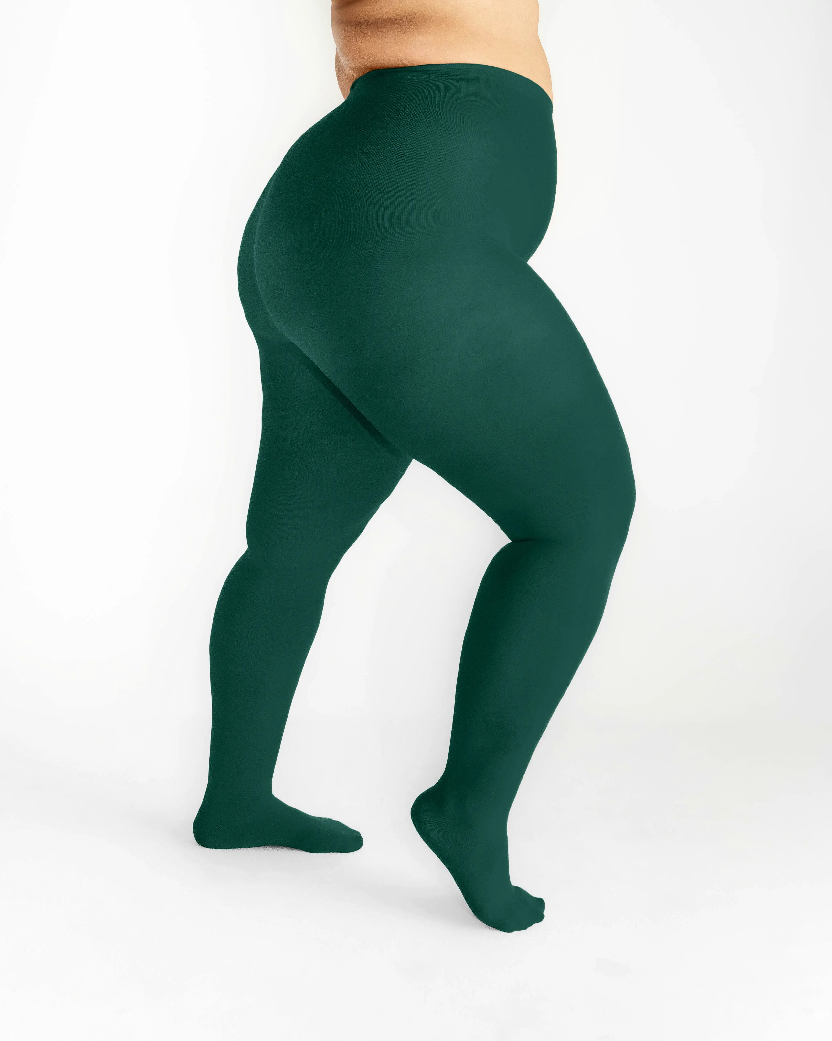 Nylon Spandex Tights 60 Denier - Hunter Green