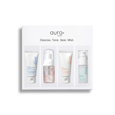 AURA Skincare Travel Kit - Moisturize & Hydrate for Daily Routine, Routine Finds with Skin Support